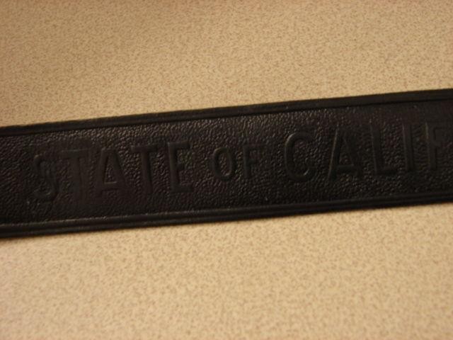 CA Parks Leather Hat Band-